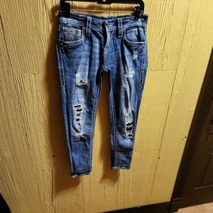 2 For $70 EUC Rock Revival ankle skinny